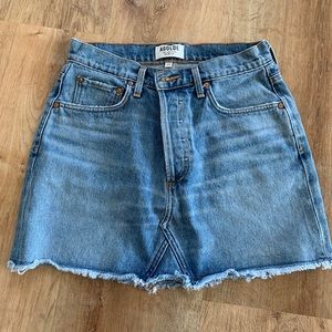 Agolde denim skirt